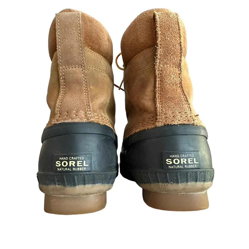 Sorel Womens Brown Duck Boots Waterproof Winter Rain Snow Shoes Size‎ 5